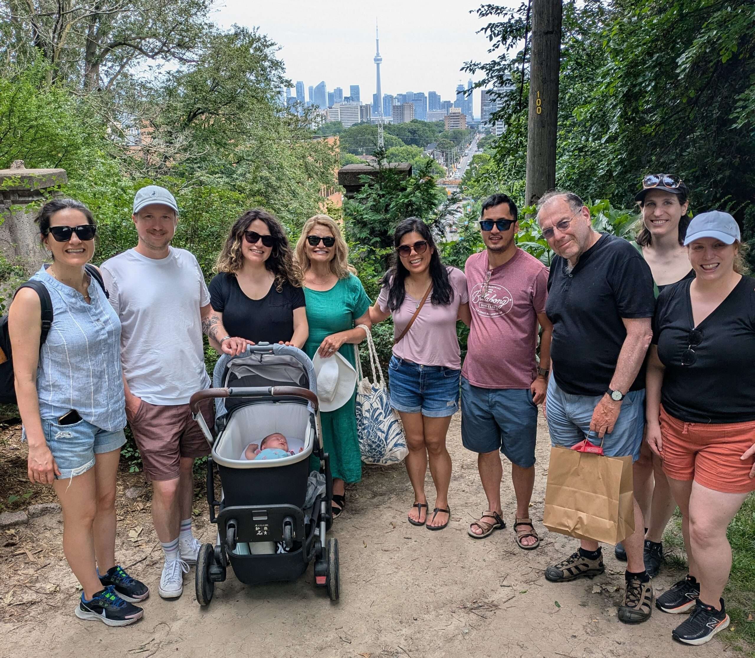 People cheersing ice cream