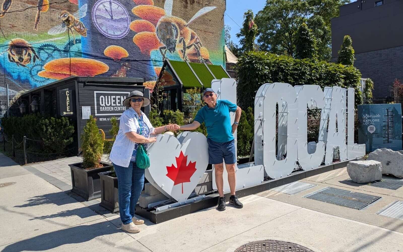 Couple on a Riverside Toronto food tour