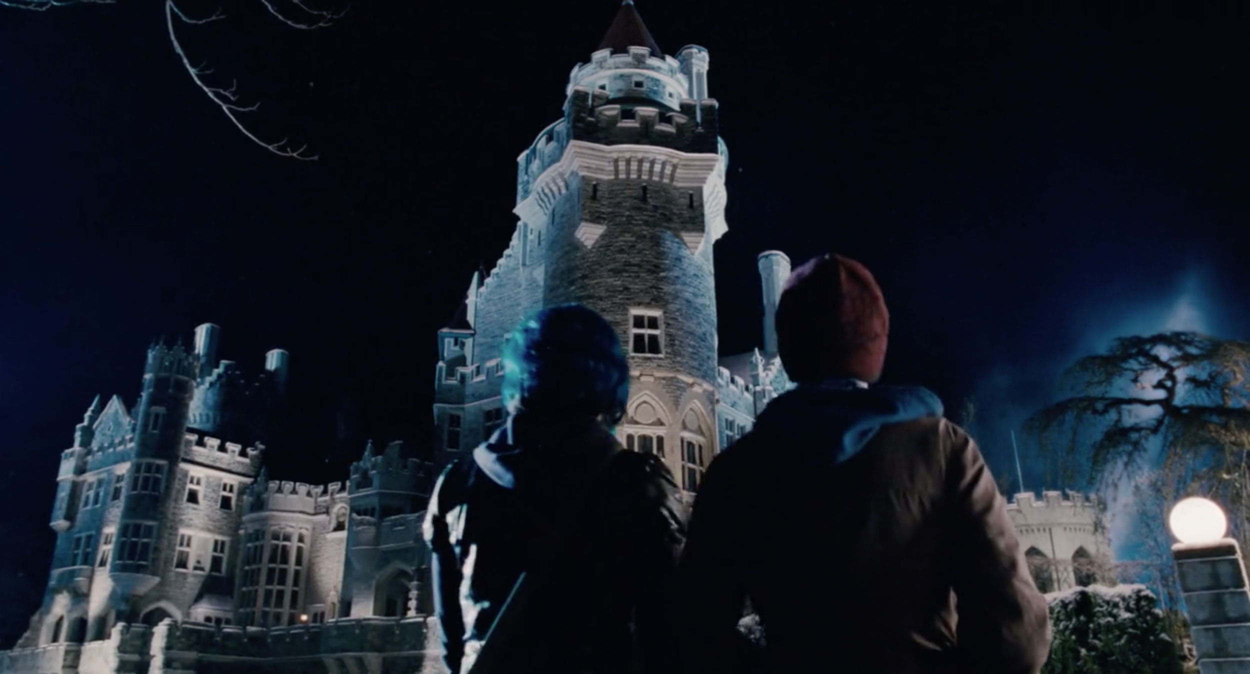 Screenshot looking at Casa Loma, from Scott Pilgrim VS The World.